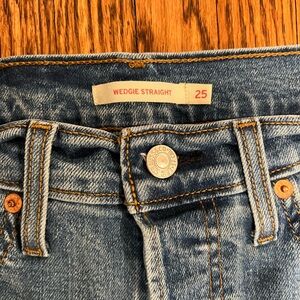 Levi's Blue Straight Leg Jeans Classic Denim